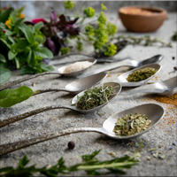 GLASBILD 30x30 cm Küche Löffel - Anthrazit, Glas (30/30cm) - artissimo