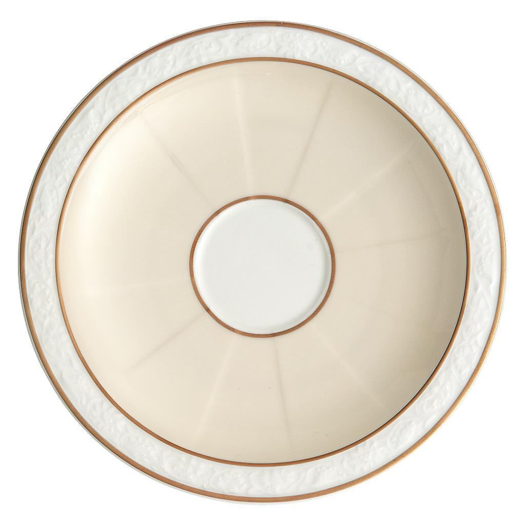 Villeroy & Boch Espressountertasse Weiß, Gold