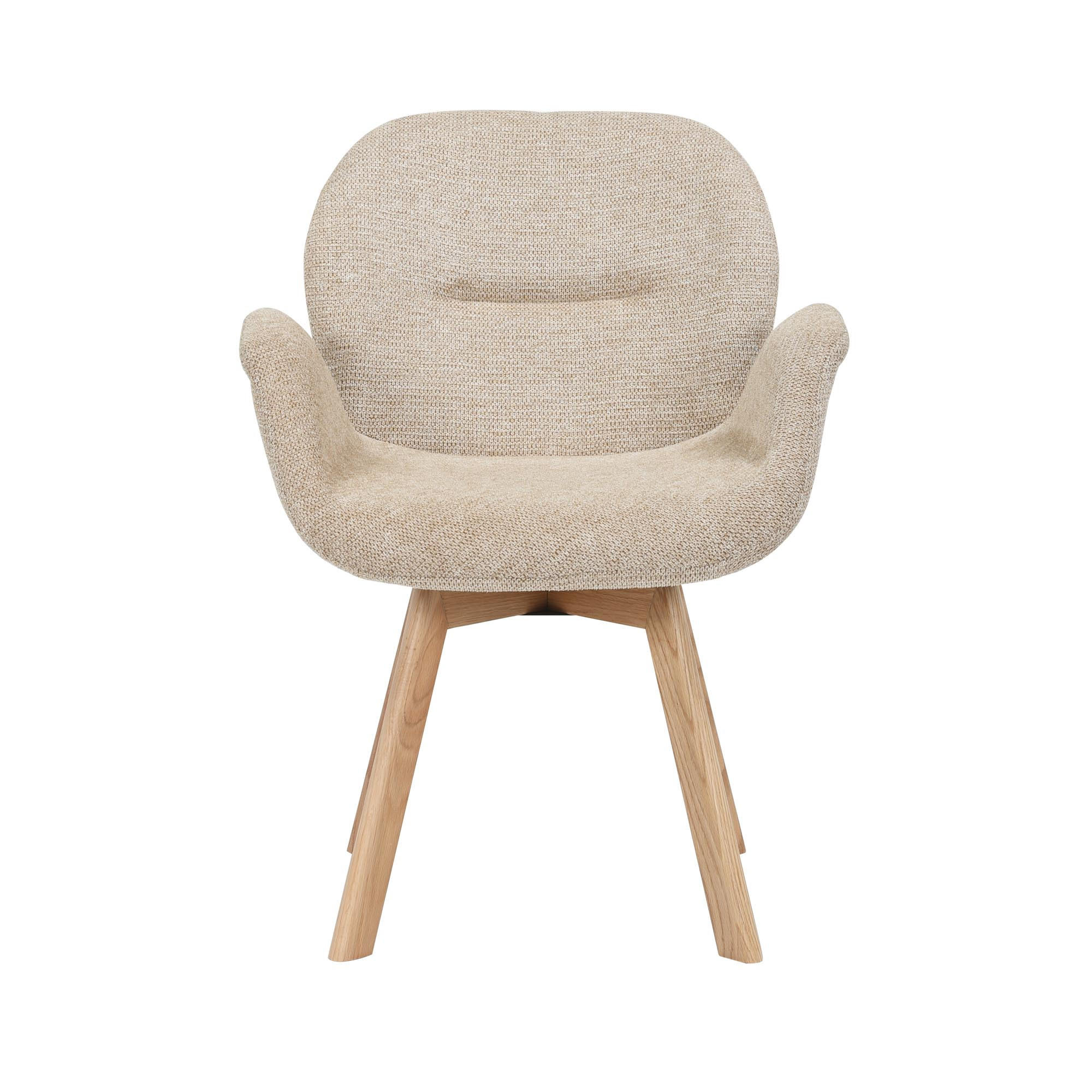 ESSZIMMERSTUHL Jesse Braun 61/59/85 cm 2-er Set - Braun, Textil (59/85/61cm) - Starfurn