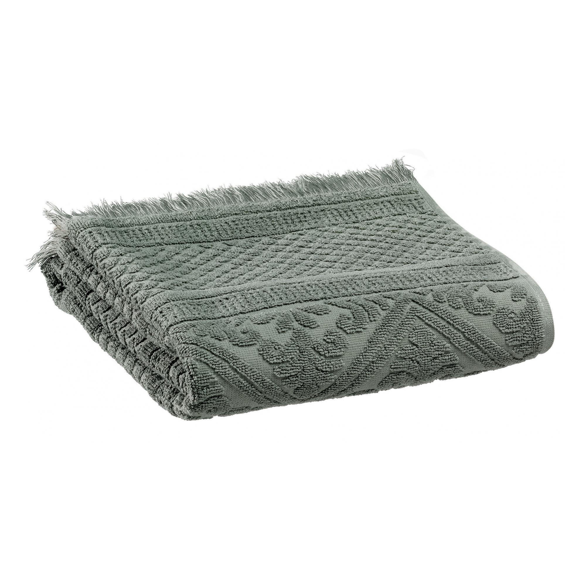HANDTUCH Zoé thymian 50 x 100 cm - Grün, Textil (50/100cm) - Vivaraise