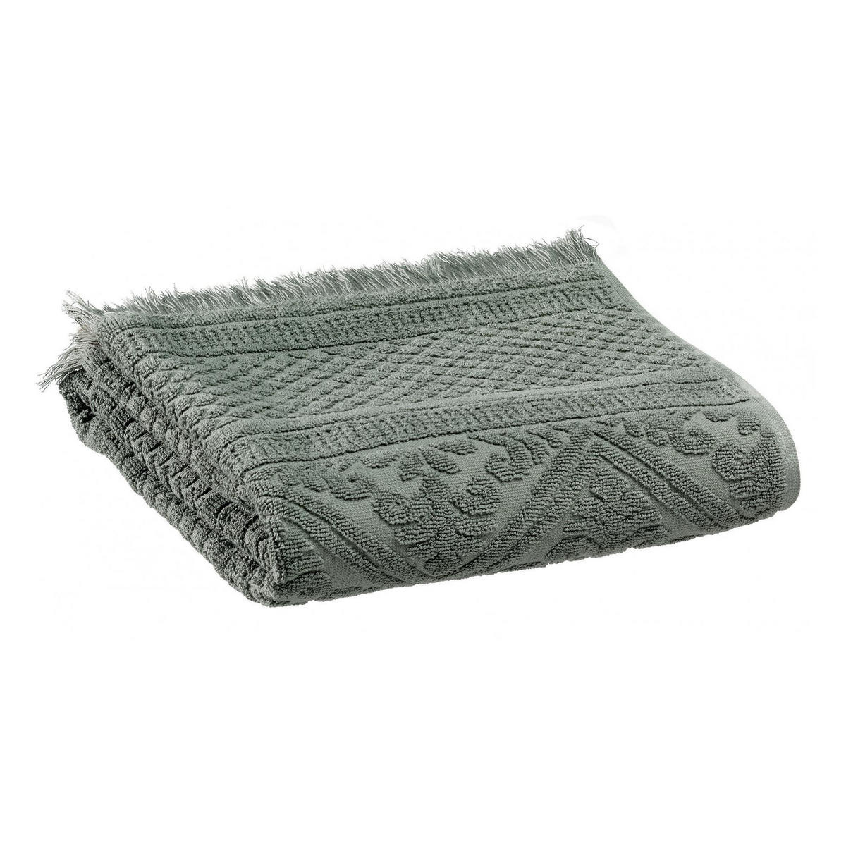 HANDTUCH Zoé thymian 50 x 100 cm - Grün, Textil (50/100cm) - Vivaraise