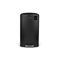 TRETMÜLLEIMER 30L - black edition N°705 - Schwarz, Metall (34/61.5/32.5cm) - Les Collectors