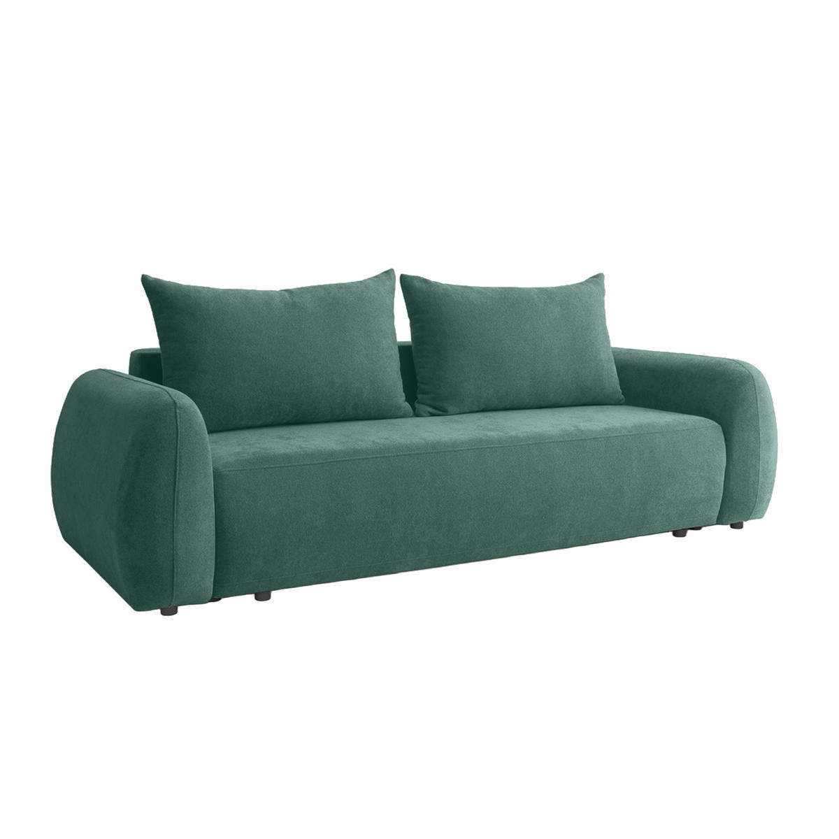 SOFA MUNDUK mit Schlaffunktion, Türkis - Türkis, Textil (250/98/100cm) - Fedve