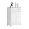 BADEZIMMERSCHRANK Weiß - Weiß, Holzwerkstoff (60/87/35cm) - SoBuy