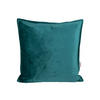 KISSENHÜLLE Samt&Sonders petrol 40/40 cm - Petrol, Textil (40/40cm) - beties Heimtextil