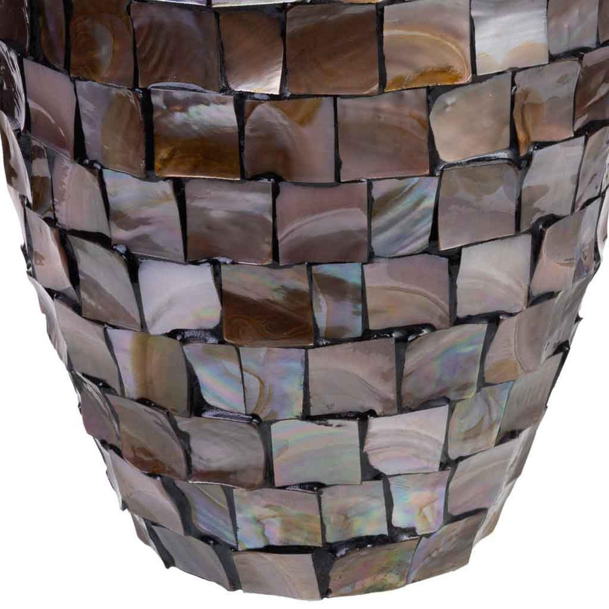 VASE aus Holz, braun, 24x35cm - Braun, Holz (35cm) - Wanderlust