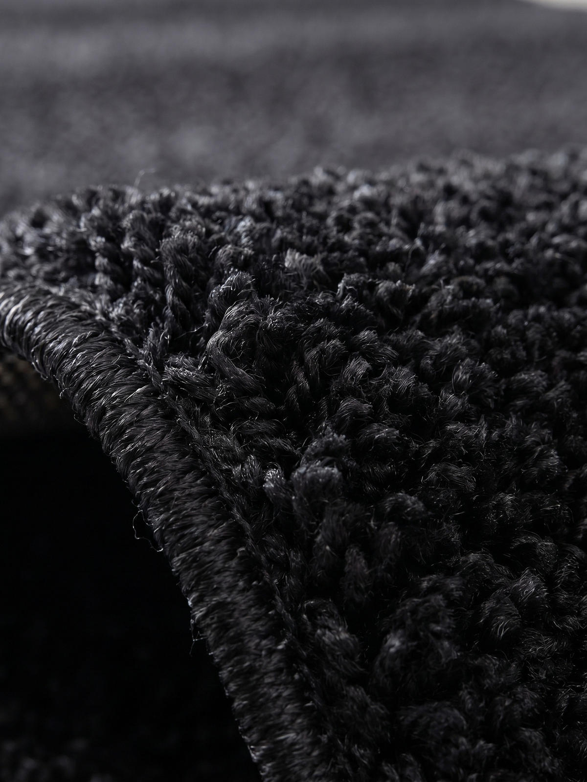 TEPPICH Waschbar Uni Modern Schlafzimmer Strapazierfähig Rund Anthrazit 200x200 cm OEKO-TEX – MAIN - Anthrazit, Textil (200/200cm) - KADIMA DESIGN