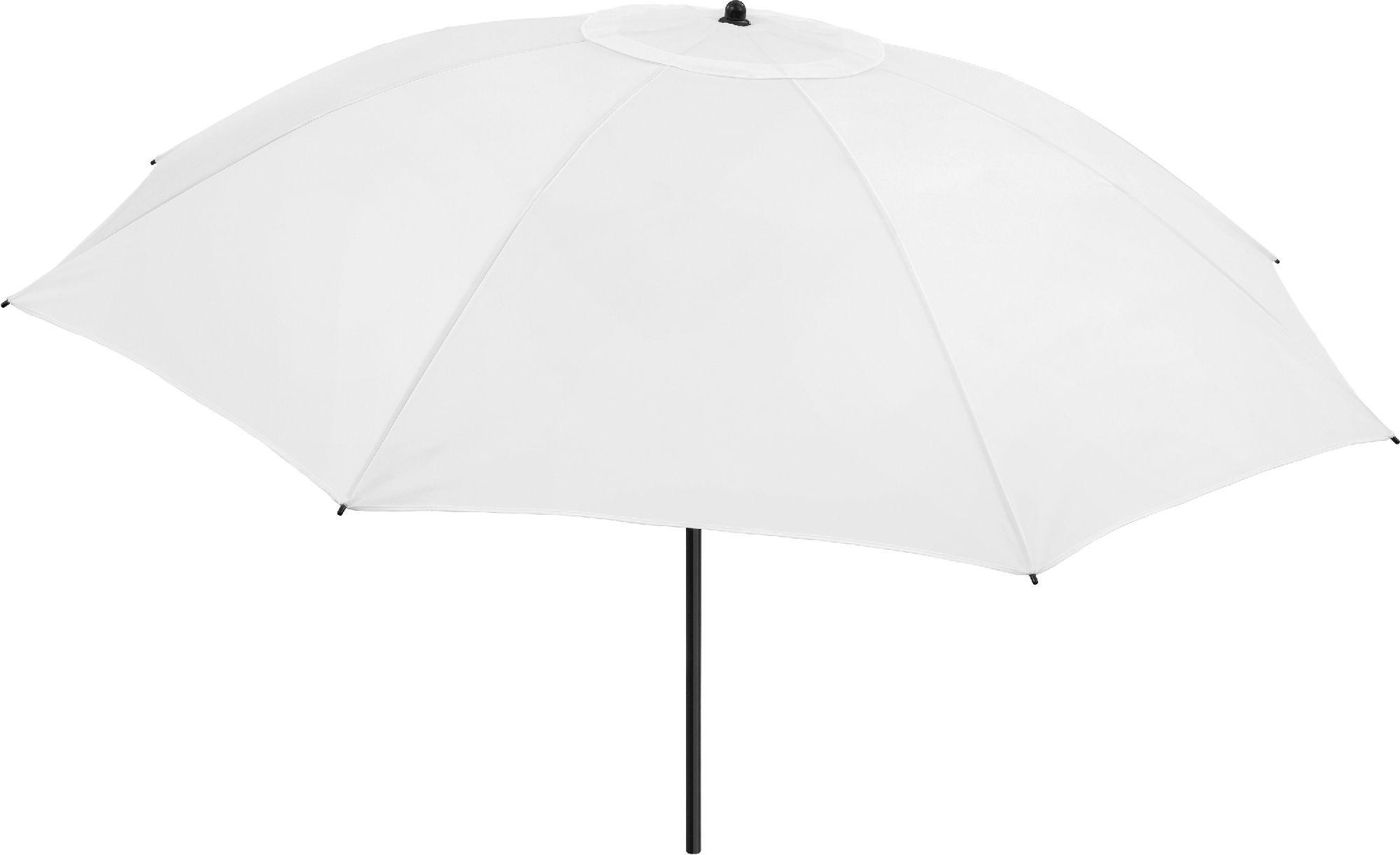 SONNENSCHIRM 235/235/144 cm - Weiß, Kunststoff (235/235cm) - FARE