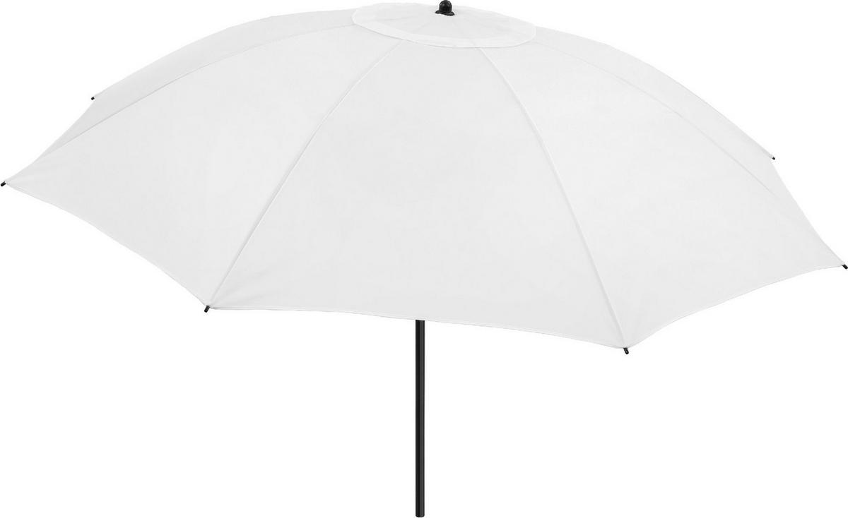 SONNENSCHIRM 235/235/144 cm - Weiß, Kunststoff (235/235cm) - FARE