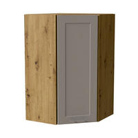 HÄNGESCHRANK Oslo W4/10/60 Eiche Artisan / Kaschmir Matt 60 / 60 / 96cm - Kaschmir/Eiche Artisan, Holz/Holzwerkstoff (60/96/60cm) - Feldmann-Wohnen
