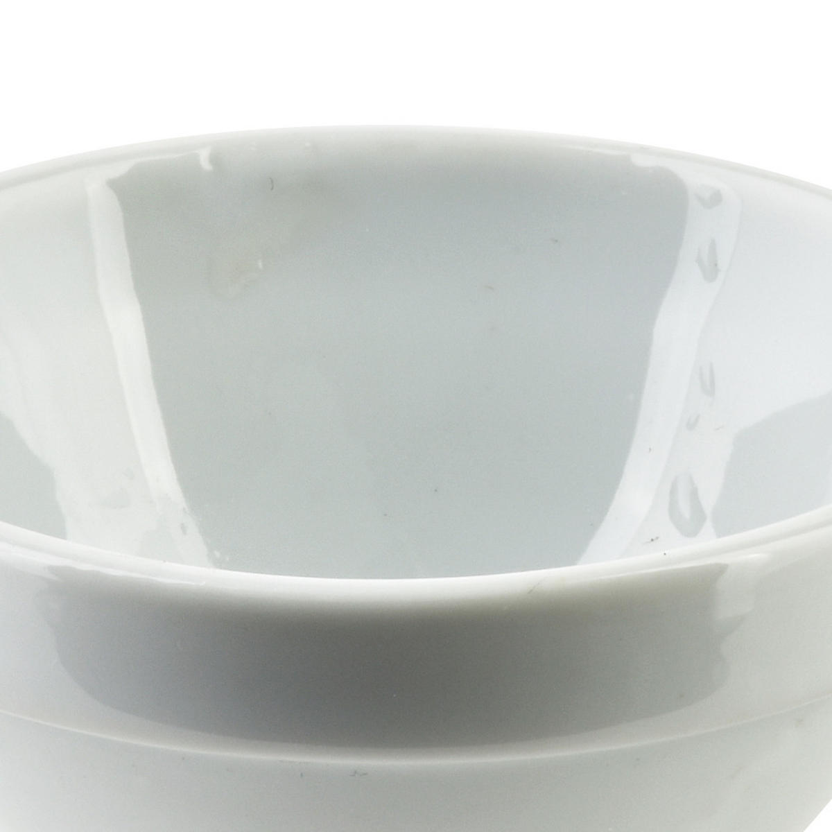 DIPSCHALE Basic weiß 7/7/3 cm Porzellan - Weiß, Keramik (7/7/3cm) - Mondex