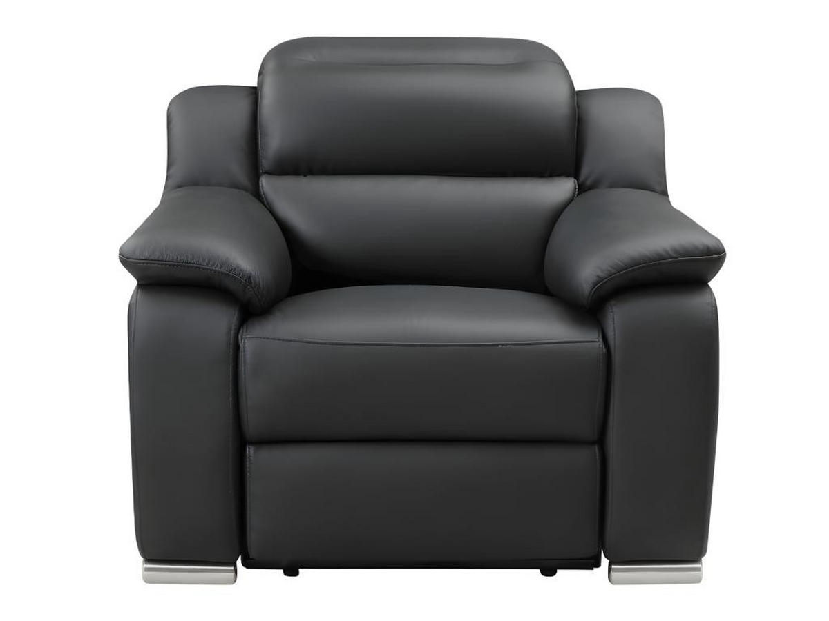 RELAXSESSEL Fernsehsessel elektrisch - Leder - Schwarz - ARENA III - Schwarz, Leder (104/86/100cm) - Vente-Unique