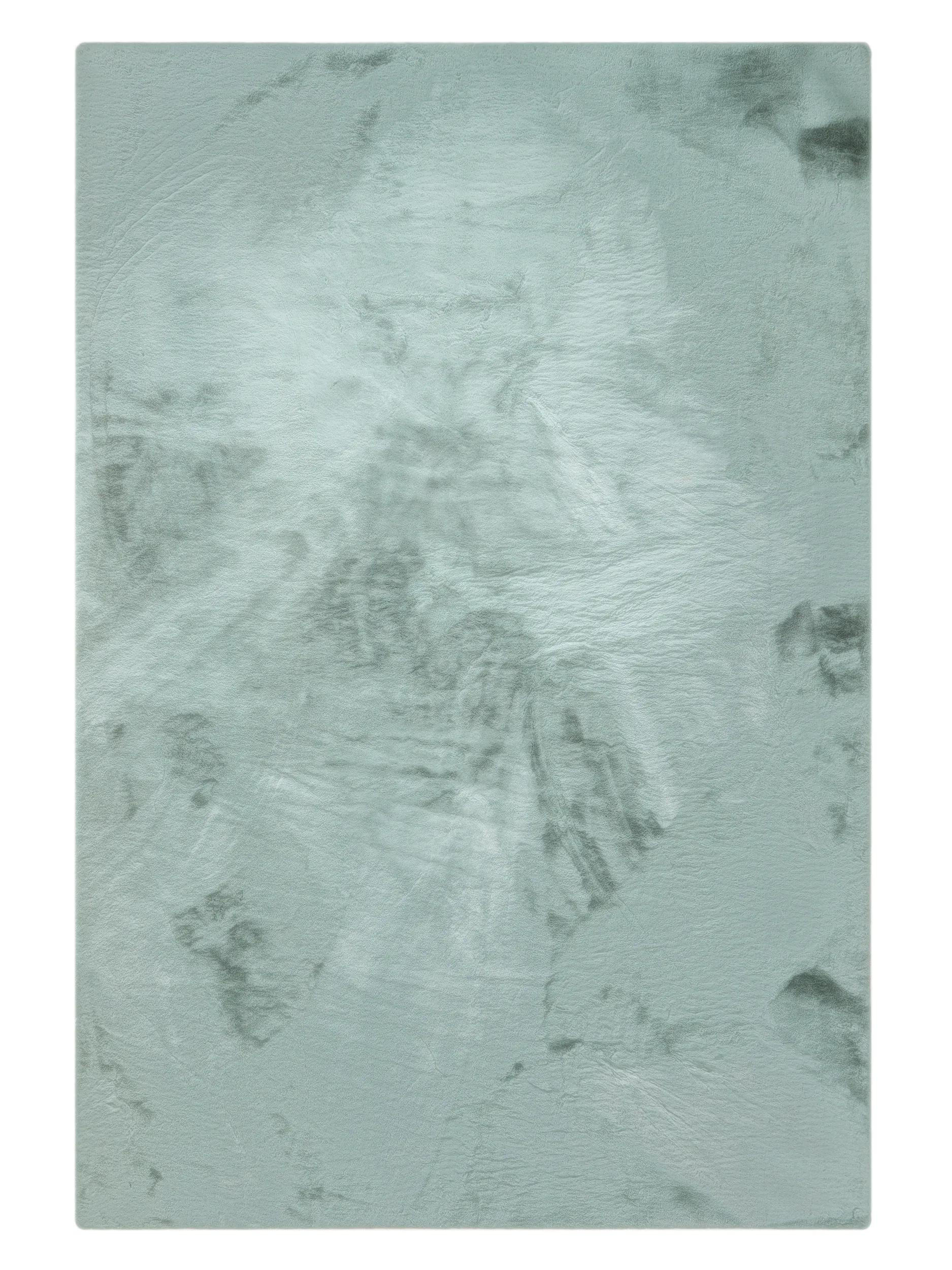 KUNSTFELL-TEPPICH Dave Mint 160x230 cm - Mintgrün, Textil (160/230cm) - benuta Nest