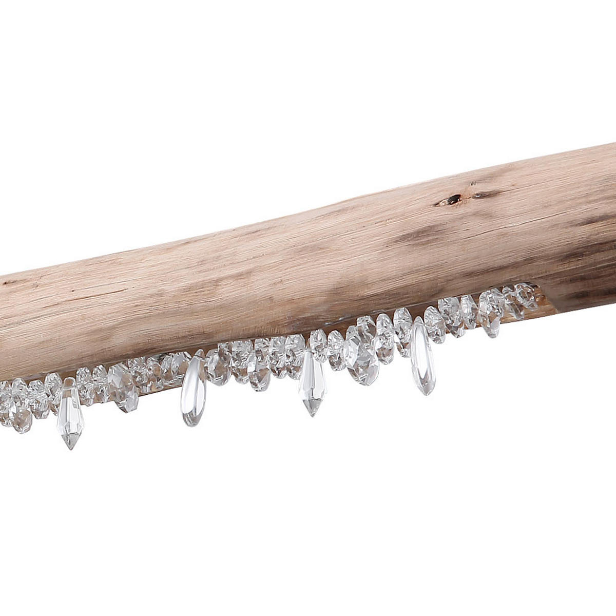 LED HÄNGELEUCHTE Metall Holzoptik Braun - Braun, Holz (120/7/150cm) - Globo Lighting