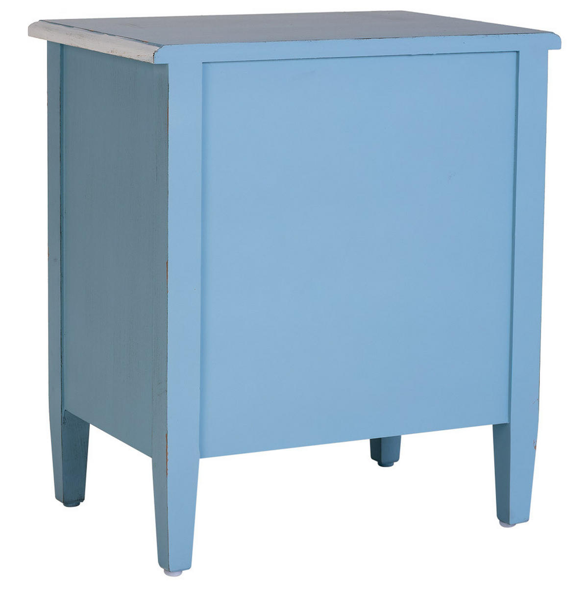 NACHTTISCH aus Holz, blau, 46x32x52cm - Blau, Holz (46/52/32cm) - Wanderlust