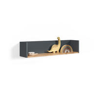 WASCHMASCHINENSCHRANK Paolina Anthrazit/Goldkraft Eiche 93.4 x 20 cm - Anthrazit/Eiche Wotan, Holzwerkstoff (93.4/20/20cm) - Livinity®