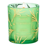 DUFTKERZE Citronella 230g Sojawachs 42h Brenndauer - Grün, Paraffin (11cm)
