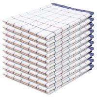 GESCHIRRTÜCHER, 10er-Set, 50x70 cm, 100% Baumwolle, bunt - Blau, Textil (50/70cm) - Zollner