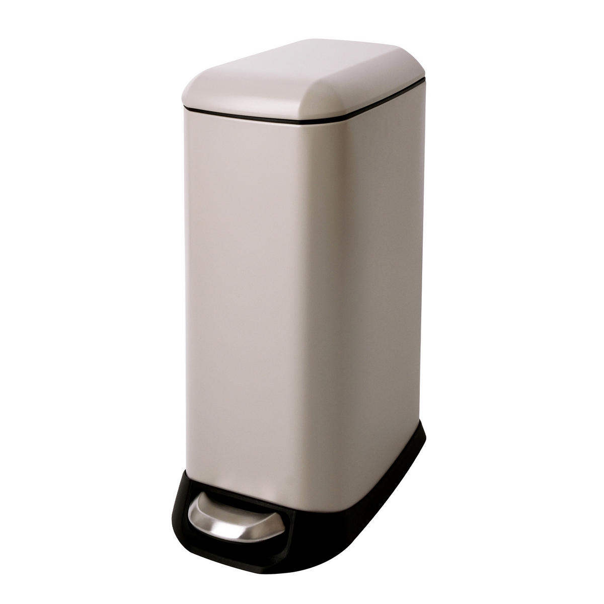 MÜLLEIMER TS12 12L Taupe - Taupe, Metall (20/47/35cm) - SVITA