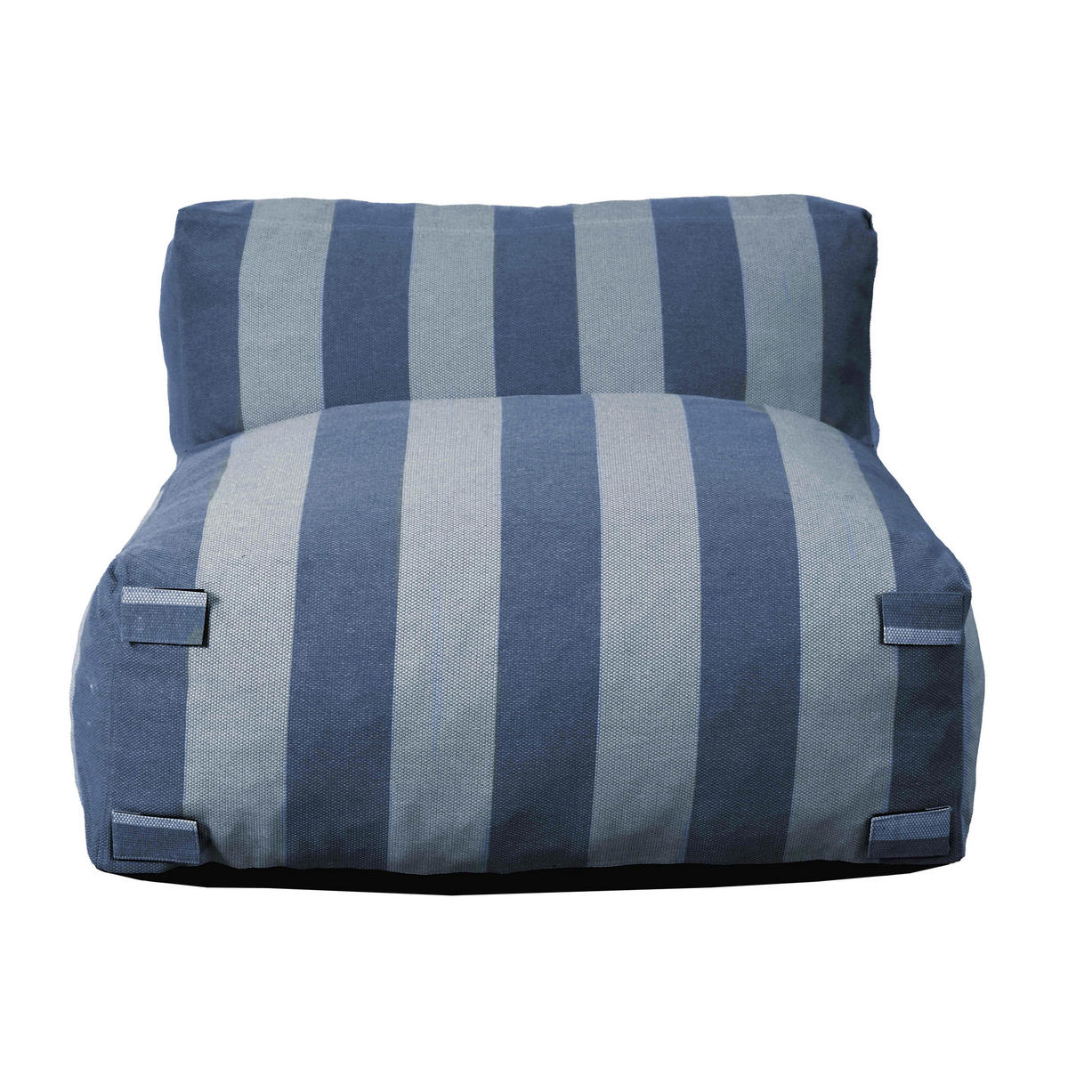 GARTENSESSEL, Pazifikblau - Blau, Textil (85/65/85cm) - Oviala