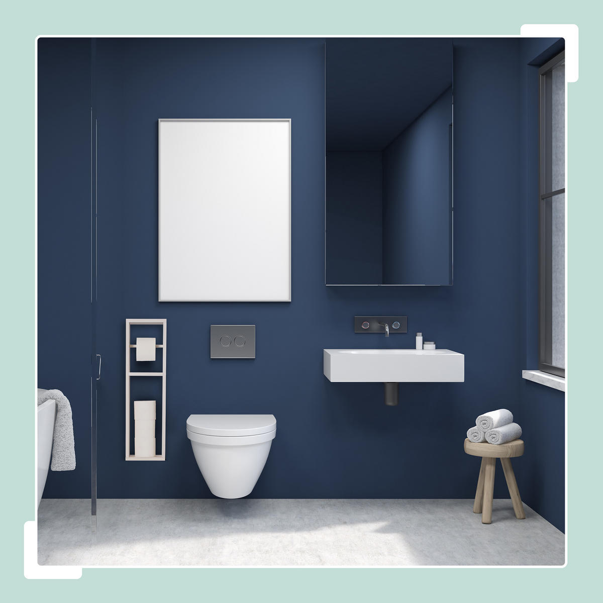 TOILETTENPAPIERHALTER - Weiß, Holz (20/70/13cm) - Relaxdays