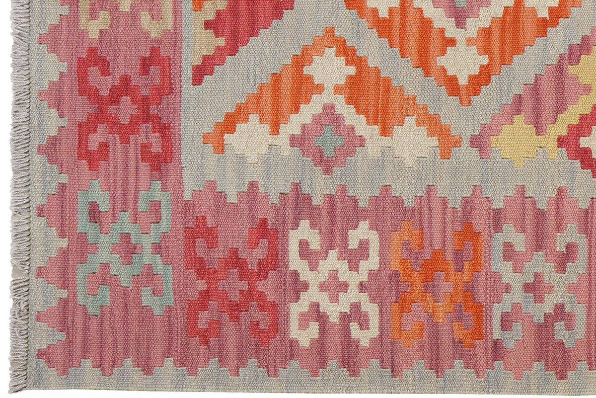 HANDWEBTEPPICH Kelim Gashgai Beige 170/119 cm Schurwolle - Beige, Textil (119/170cm) - Looma