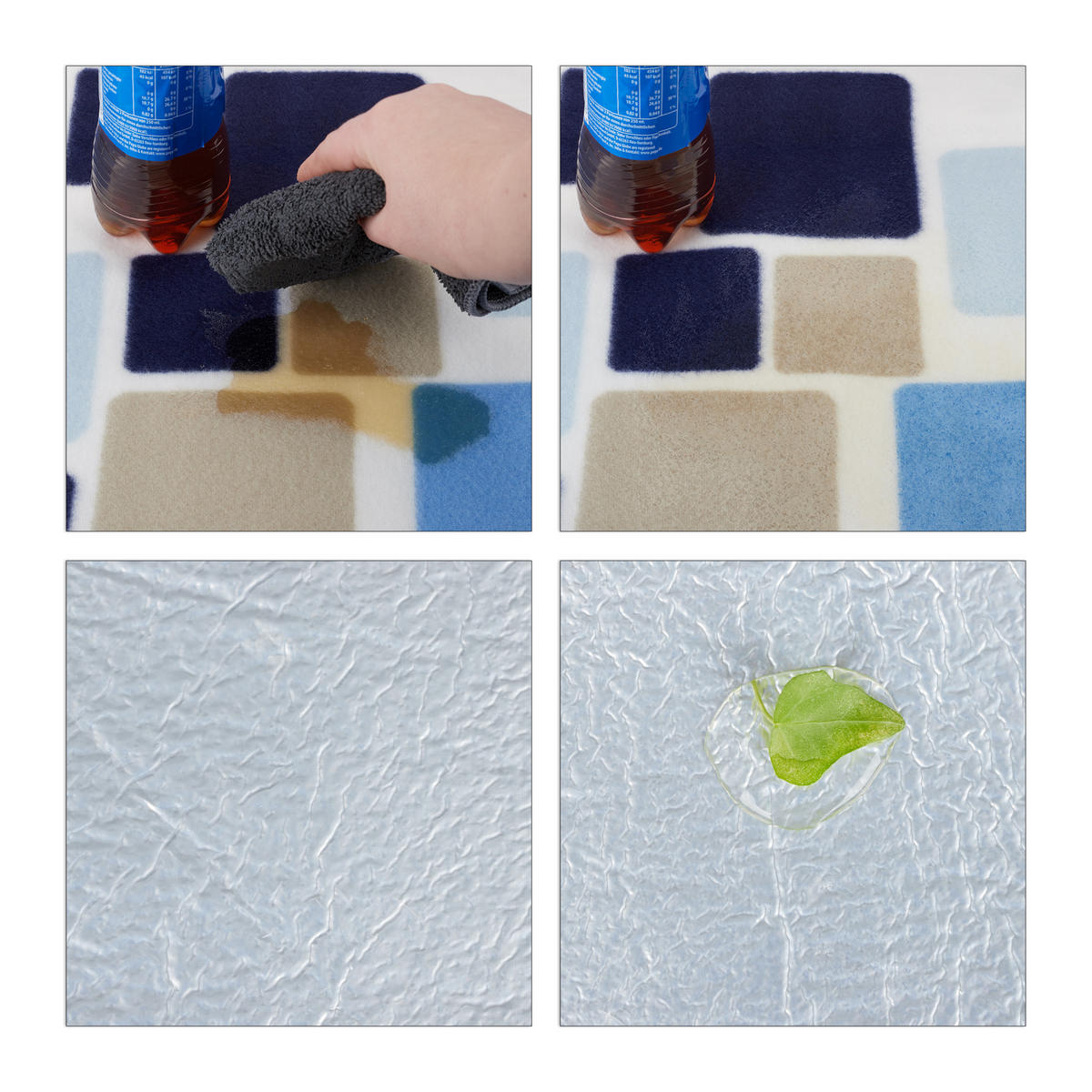 PIKNIK odeja - večbarvno, kovina/tekstil (200/200cm) - Relaxdays