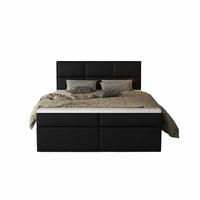 BOXBETT Galla Schwarz 160x200 cm - Schwarz, Textil (160/200cm) - B&B Home