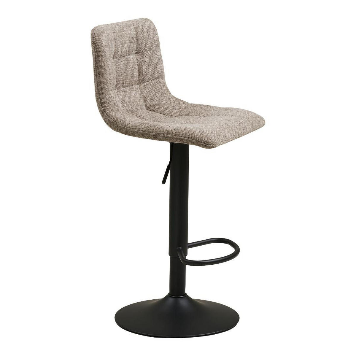 BARHOCKER, Anea, Grau, Metall / Polyester, 45 x 43 x 88 cm - Grau, Textil/Metall (45/88/43cm) - ebuy24