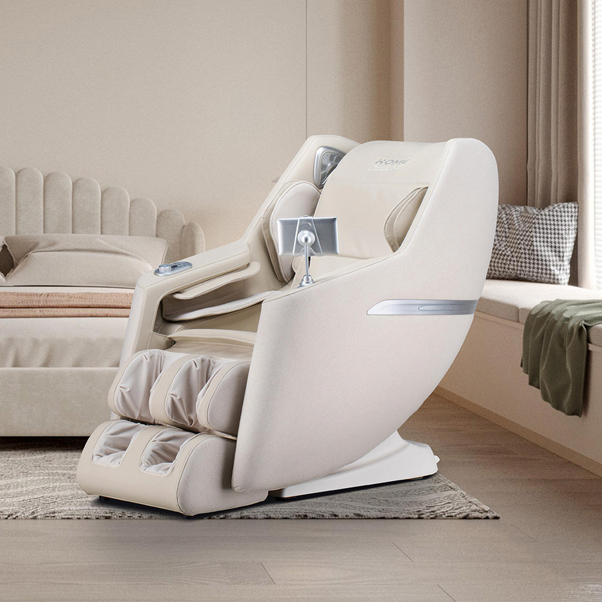 MASSAGESESSEL KAUFEN CORVIA - Beige - Beige, Kunststoff (75/147/110cm) - Home Deluxe
