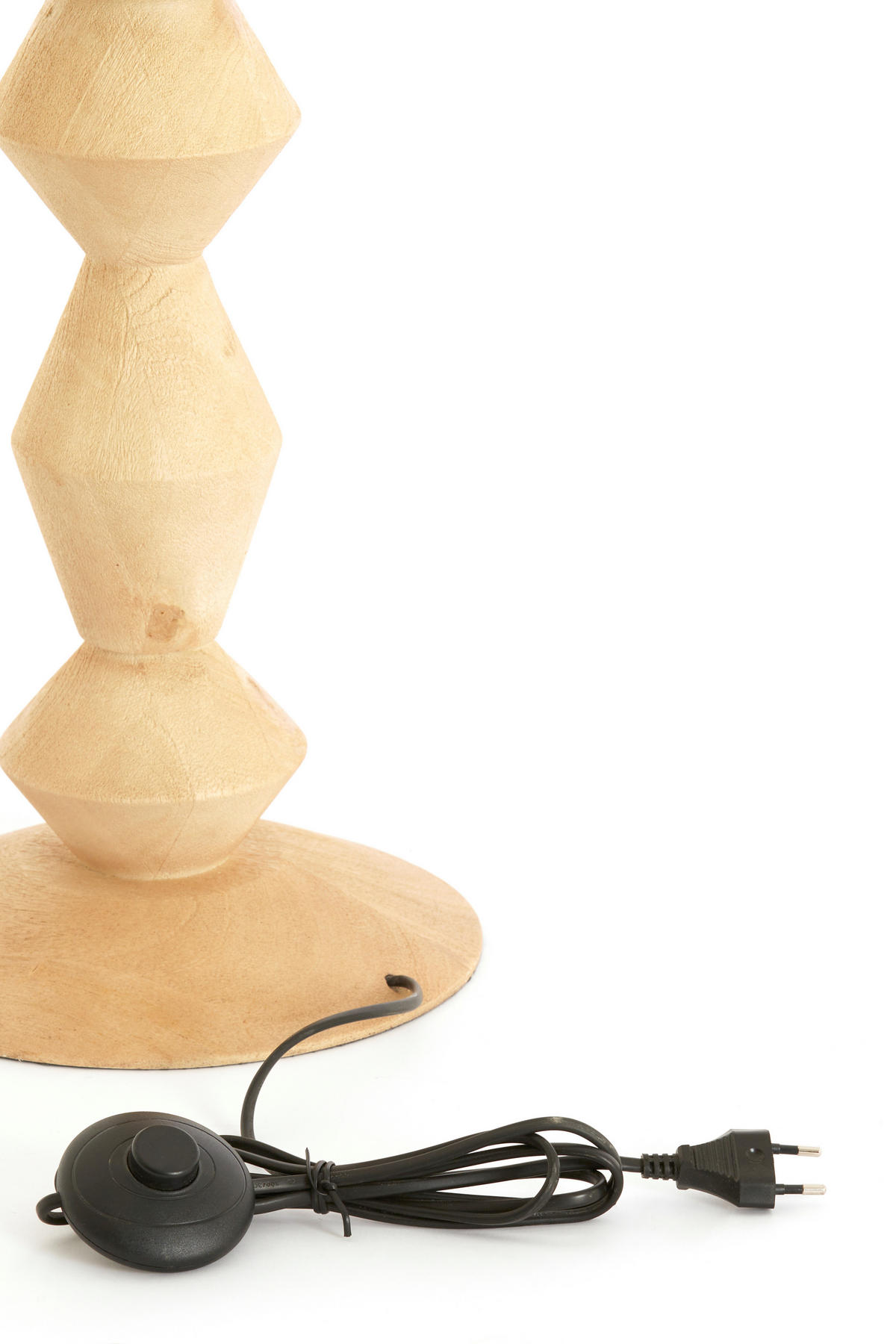 STEHLAMPE Edie Braun 23/23/133 cm - Braun, Holz (23/23/133cm) - Light & Living