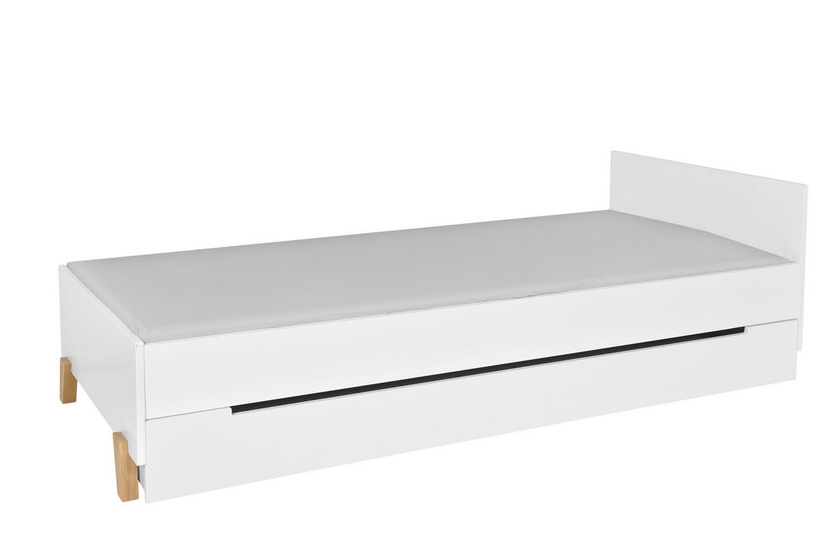 DETSKÁ POSTEĽ Zara 200/90 - biela, kompozitné drevo (90/200cm) - RAUMHIRSCH FURNITURE