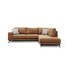 ECKSOFA MEDIOLANE 5-Sitzer, orange - Orange, Holzwerkstoff/Textil (282/219cm) - Courtois Laville