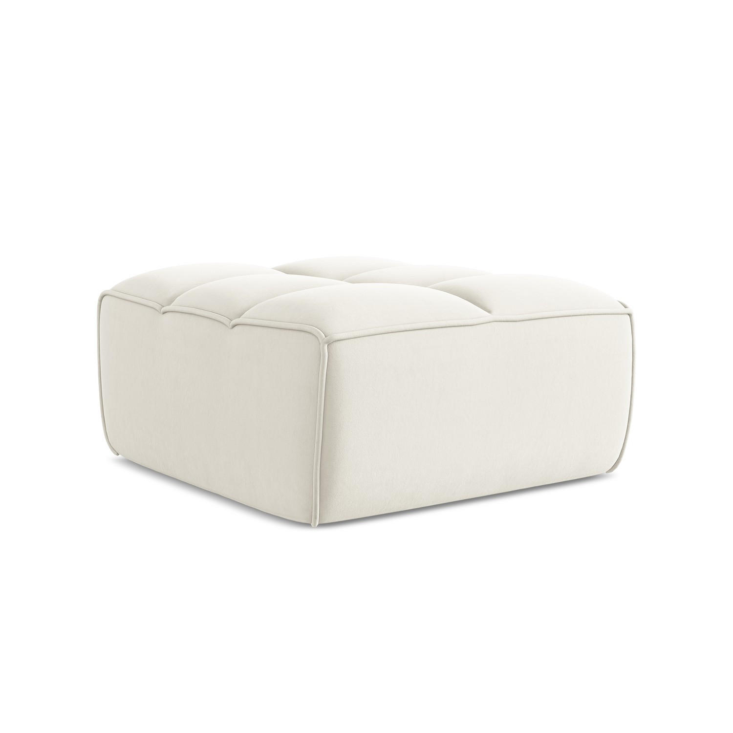 LaMiaSofa Pouf Creme 80x43x93 cm