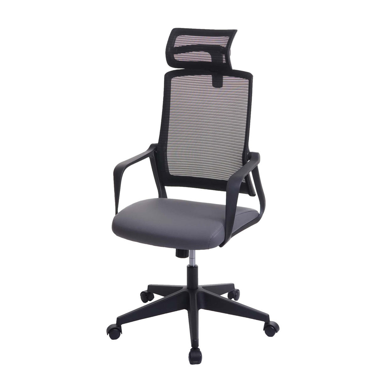 BÜROSTUHL Grau - Grau, Textil (64/128/66cm) - MCW