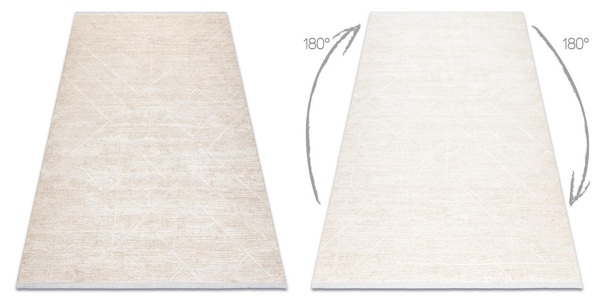 TEPPICH Duke 120/170 cm - Creme, Textil (120/170cm) - rugsX