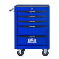 KOMBINATIONSKOFFER – 5 Schubladen, 508 mm (20 Zoll), mit 5 Schubladen; Farbgebung in Schwarz und Blau. - Multicolor, Metall (33/77.5/60cm) - DCA