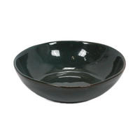 SUPPENTELLER Jade Schwarz 18,7/18,7/5,2 cm - Schwarz, Keramik (19cm) - Secret de Gourmet