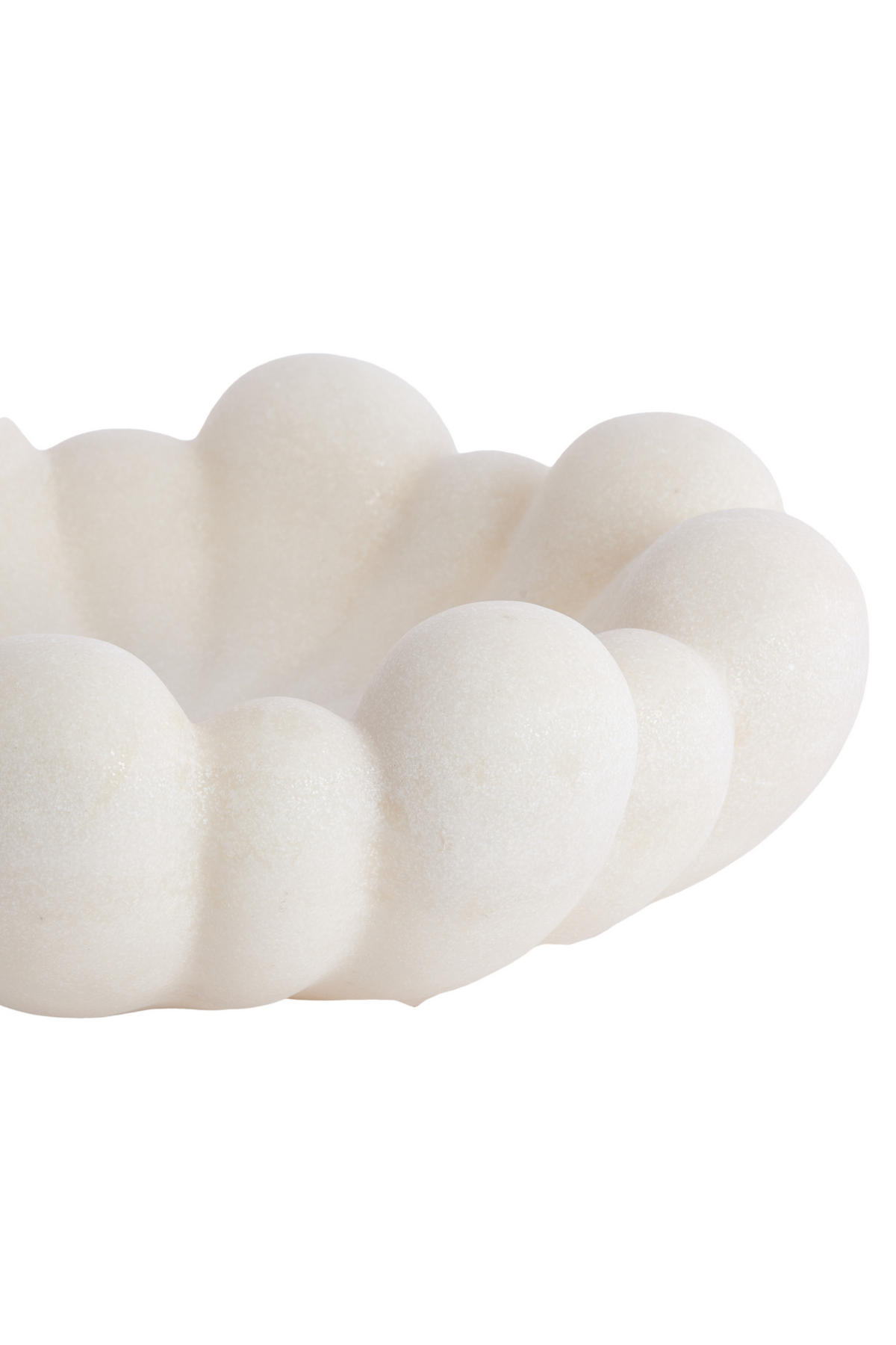 SCHALE Liron Weiß 42/42/15 cm - Weiß, Kunststoff (15cm) - Light & Living