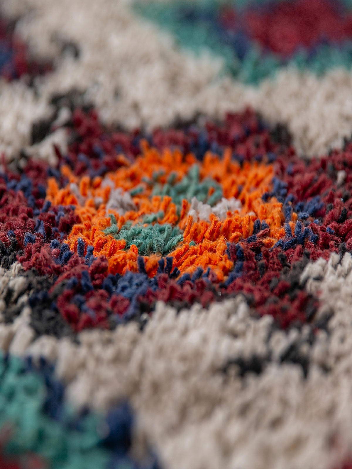 HOCHFLORTEPPICH mit Fransen TAFRAUT, im Berber-Stil, Bunt, 200 x 300 cm - Multicolor, Textil (300/200cm) - KADIMA DESIGN