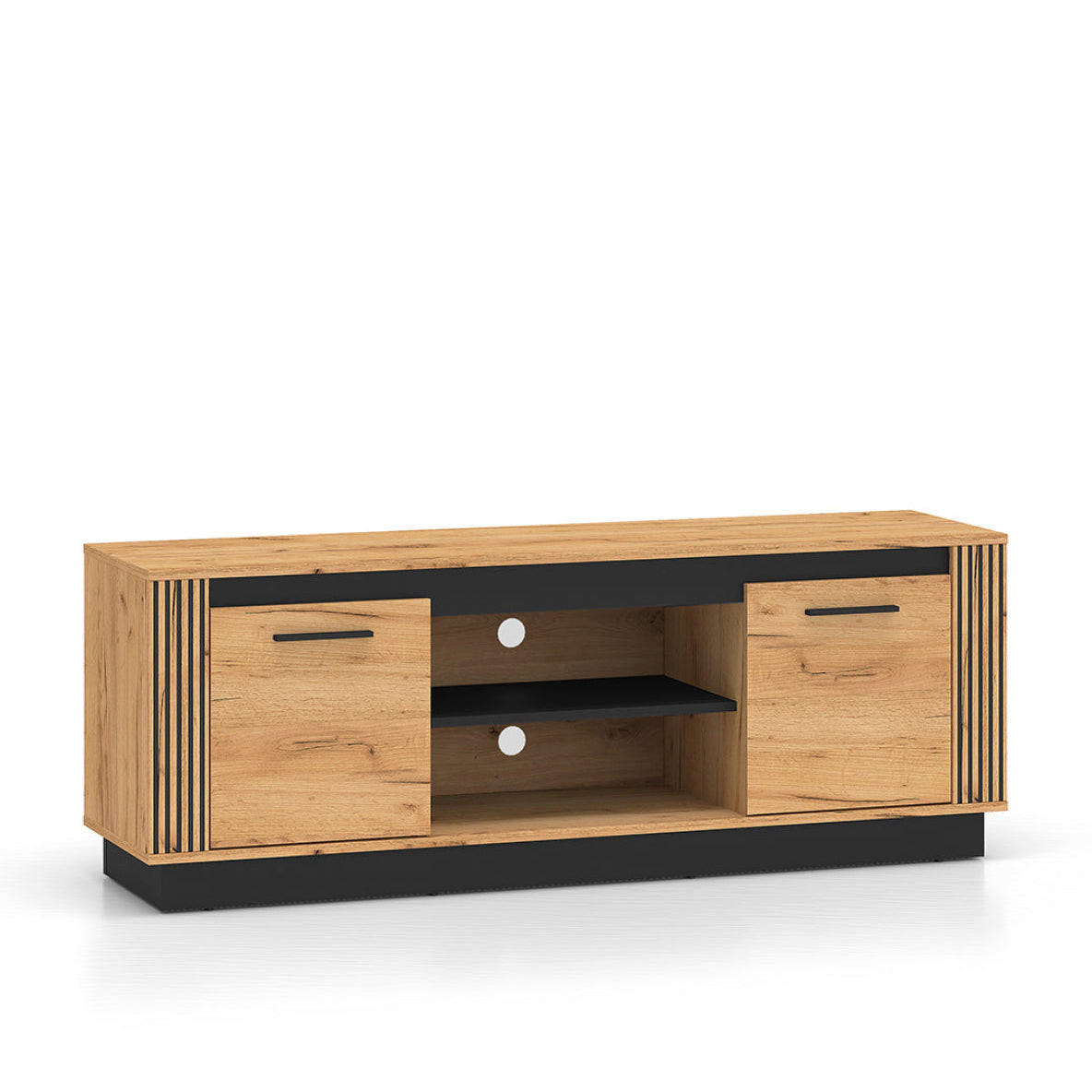 TV-MÖBEL Solal Holz - Braun, Holzwerkstoff (150/55/40cm) - Petits-meubles