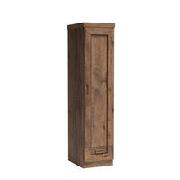DREHTÜRENSCHRANK UDINE 46/190/57 cm 1-türig Braun - Braun, Holzwerkstoff (46/190/57cm) - MASSENO