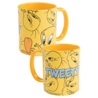 KAFFEEBECHER Looney Tunes Tweety Gelb 320 ml - Gelb, Keramik (0.32L) - Looney Tunes