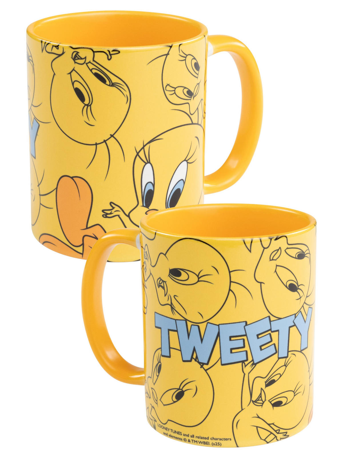 KAFFEEBECHER Looney Tunes Tweety Gelb 320 ml - Gelb, Keramik (0.32L) - Looney Tunes