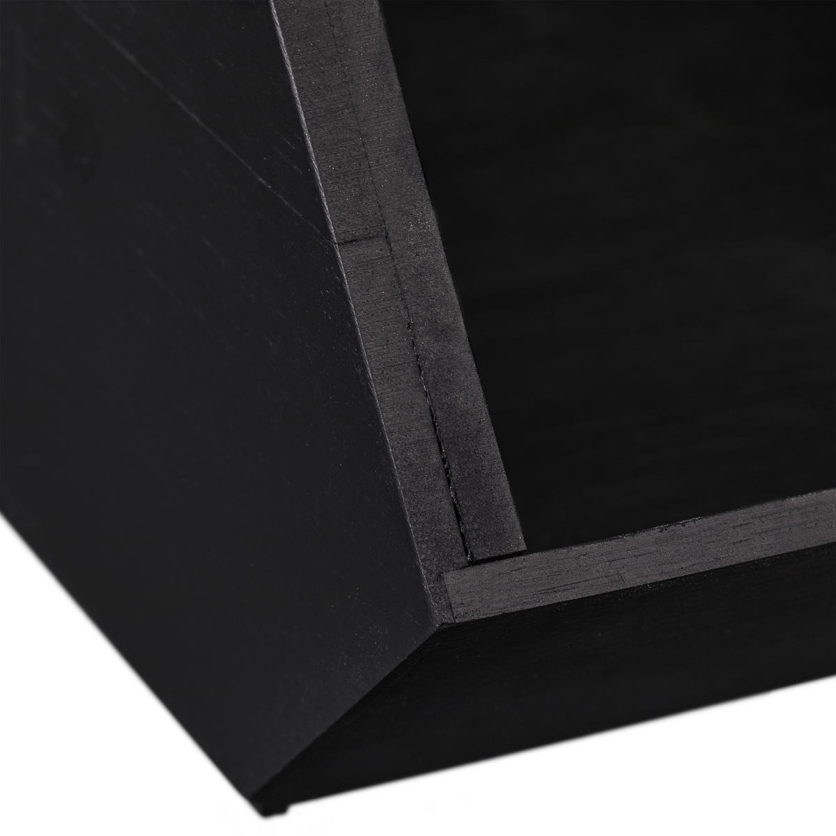 SCHREIBTISCHORGANIZER - Anthrazit, Holz (31/35/12.5cm) - Relaxdays