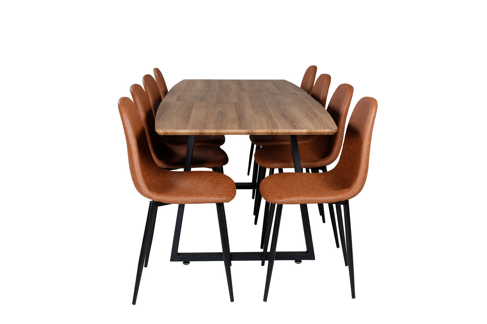TISCHGRUPPE Braun - Braun, Holzwerkstoff (85/75/160cm) - ebuy24