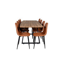 TISCHGRUPPE Braun - Braun, Holzwerkstoff (85/75/160cm) - ebuy24