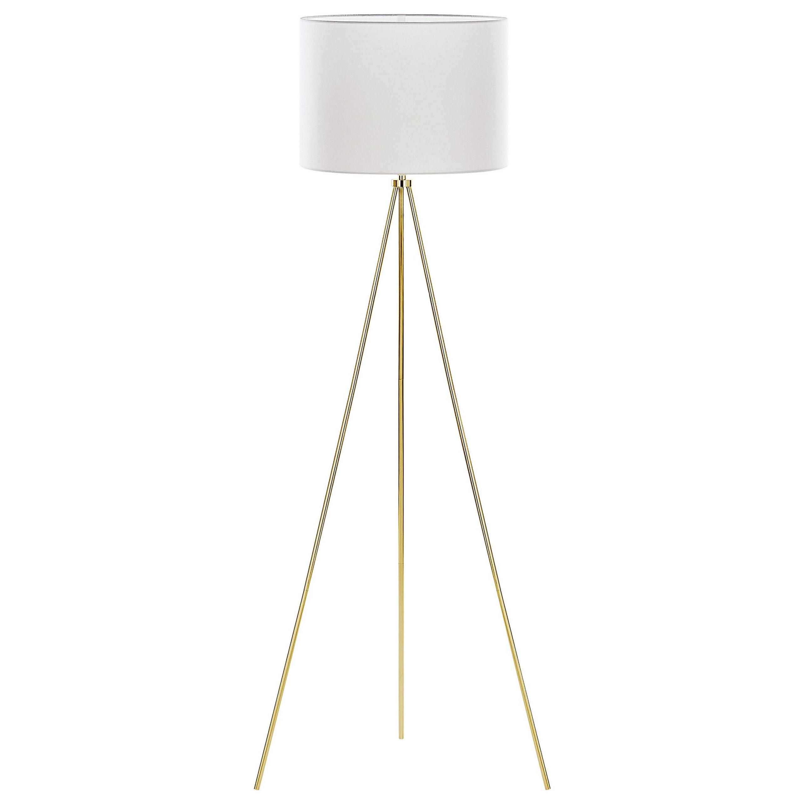 STEHLAMPE Vistula 55/55/148 cm - Weiß, Metall (55/55/148cm) - Beliani