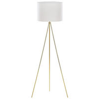 STEHLAMPE Vistula 55/55/148 cm - Weiß, Metall (55/55/148cm) - Beliani