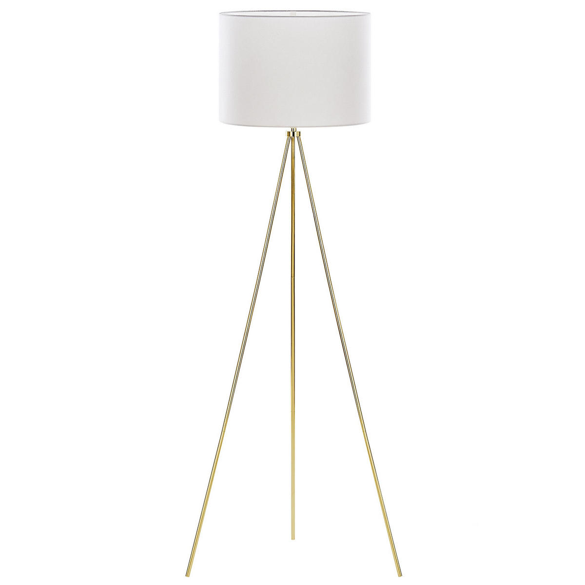 STEHLAMPE Vistula 55/55/148 cm - Weiß, Metall (55/55/148cm) - Beliani